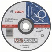 Абразивный отрезной круг, 125х2,5х22,23 мм, Bosch 2608600394