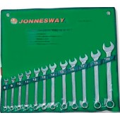 Набор комбинированных ключей Jonnesway 8-22 мм, 12 шт.