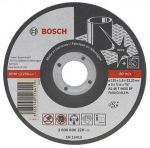 Абразивный отрезной круг, 125х1,6х22,23 мм, Bosch 2608600220