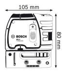Лазерный отвес Bosch GPL 3