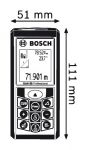 Лазерный дальномер Bosch GLM 80 + уровень R 60